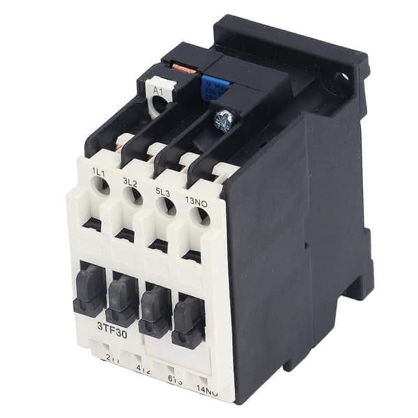 AC Kontaktor DIN-skena Montering Kretskontroll Kontaktor 220V 50Hz 9A 1 Normalt Öppen 3TF?30