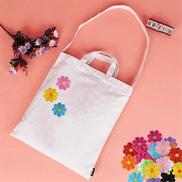 300 st Non Woven Filt Tyg Blommor Väggdekorationer för Skola Klassrum Handgjort DIY Material Party Dekor Hantverk