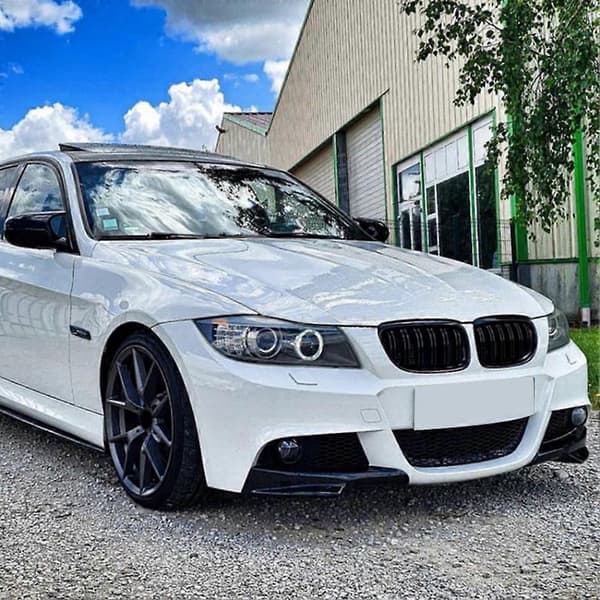 Frontfanger Sidesplitterdeksel for 3-serie E90 320I 330I 2009-2012 Tåkelys Inntaksspoilerleppe