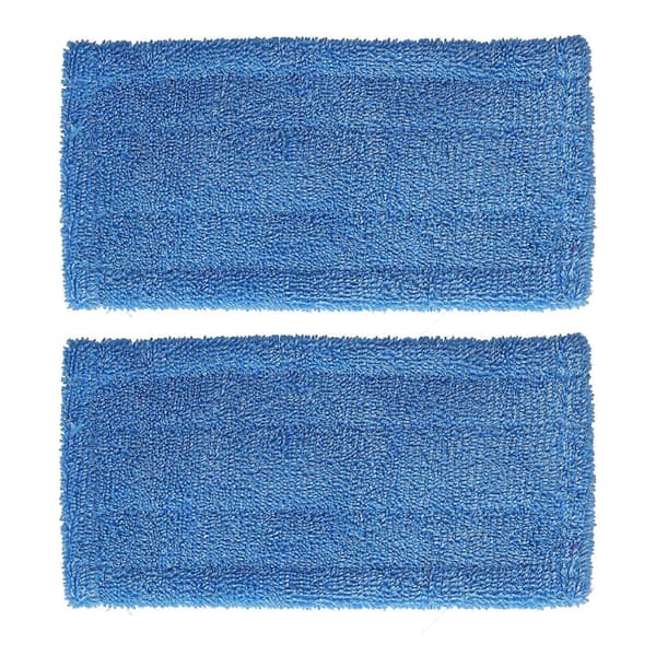 2 STK Moppehoved Pad Vaskbar Mikrofiber Moppeærme Genanvendelig Våd Tør Moppehoved Udskiftningspad til Swiffer Sweeper