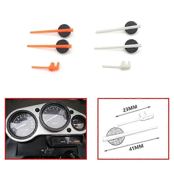 Motorcykel Instrumentbræt Odometer Pind Instrument Speedometer Nål til CBR CB400P20211224789 Red