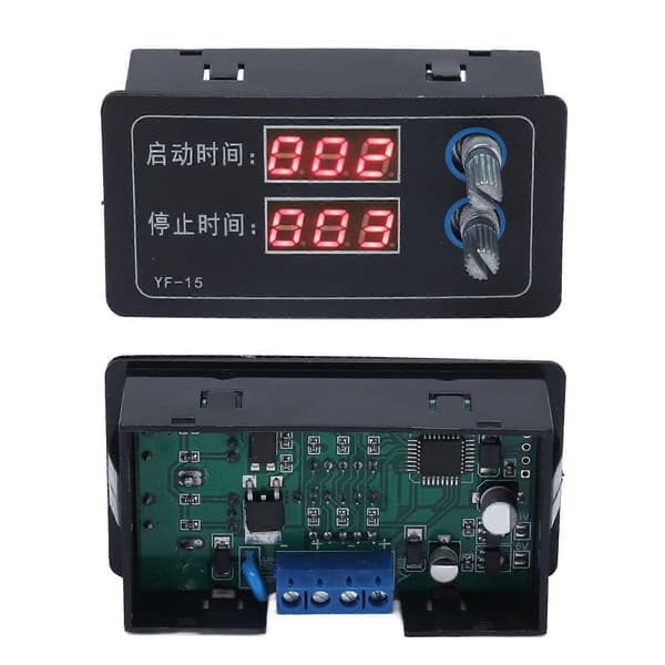 YF?15 Digital Timer Fördröjningsbrytare Motorkontrollmodul med LED-display för Generator