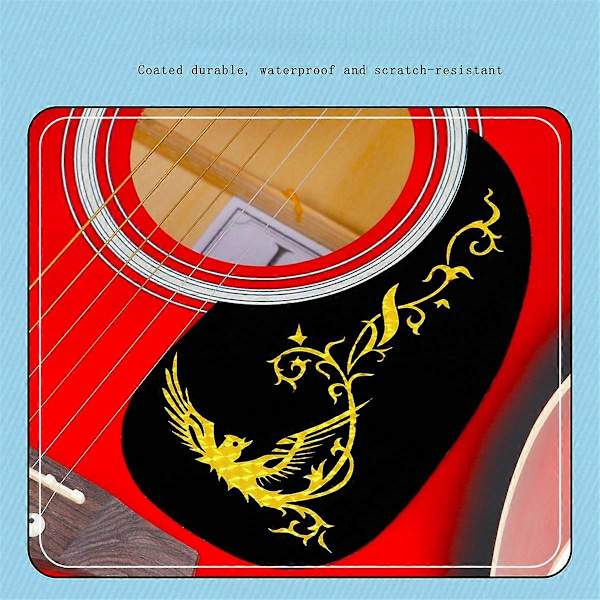Vanndråpe Type Laser Gitarplekterbrett Anti-Ripebrett PVC Klassisk Gitarplekterbrett Anti-Ripebrett D