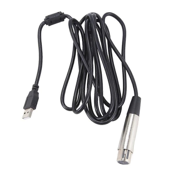 Uppgraderad Bm-800 Usb Kondensatormikrofon Bm800 Usb Studiomikrofon för Datorinspelning Karaoke PC Svart