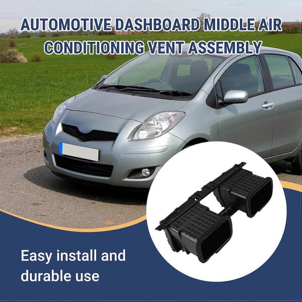 Bil Dashbord Klimaanlegg Uttak Montering A/C Panel Grill for Vios 2007-2013 Yaris 2006-2012