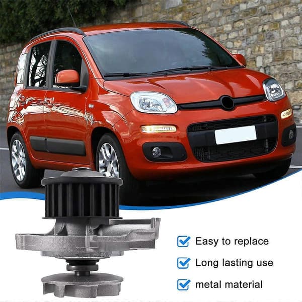 Vattenpump för Panda (169) 1.1 / 1.2 2003-2012 Motorkylning 46526243 46805736