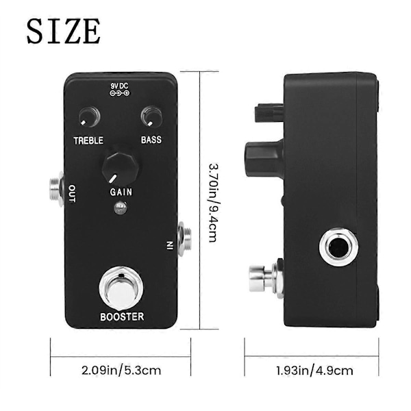 XG-7 Guitar Single Effects Pedal PURE BOOSTER High Gain Boost Pedal Guitar Tilbehør