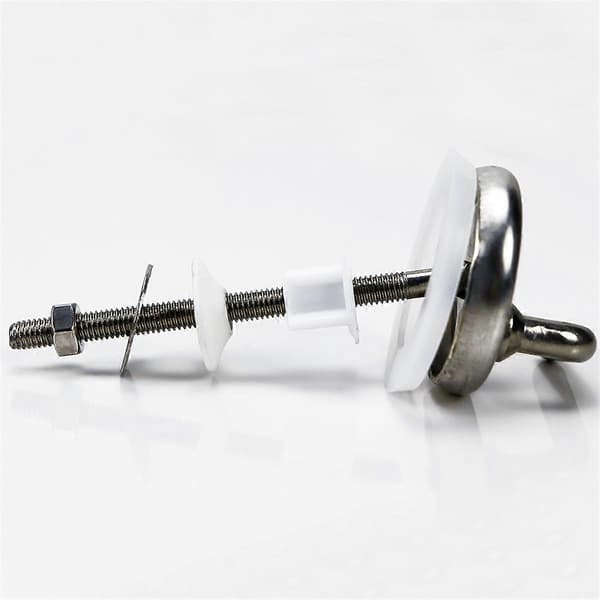 2 stk. Holdbare Quick Release Nem Installation Toiletsæde Hængsel Slidstærk Reparation Rustfrit Stål med Monterings Tilbehør