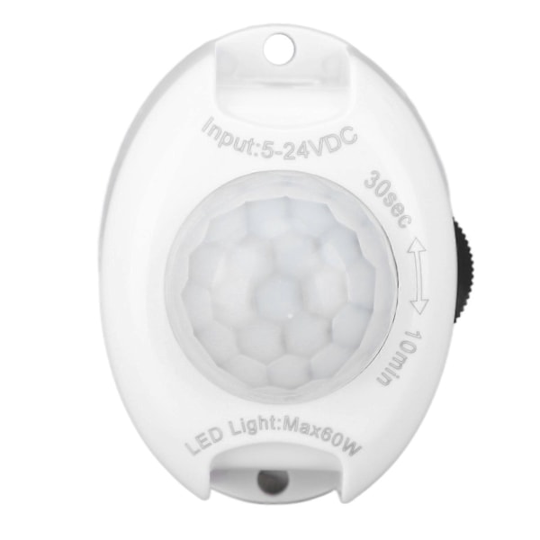 DC-kontakt Människokroppsinduktionsbrytare Infraröd Justerbar LED-ljusremsdetektorbrytare 524V 60W