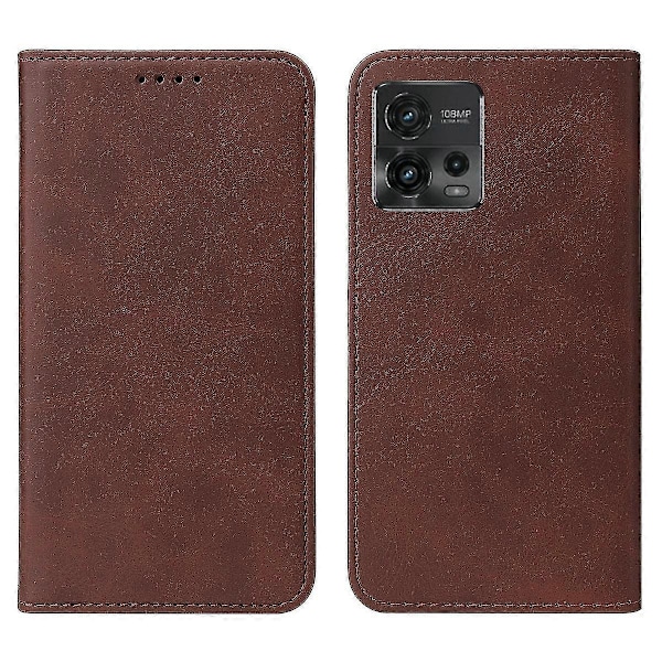 Magnetisk lukking skinn telefondeksel for Motorola Moto G72