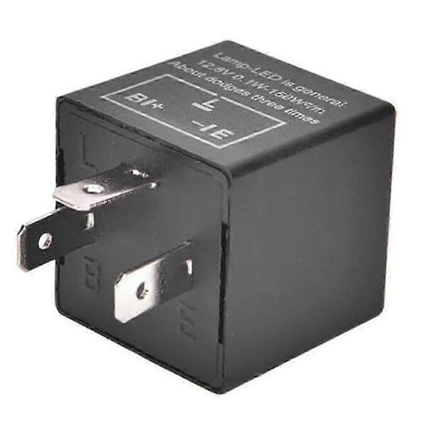 Elektronisk LED Justerbart Blinkrelæ til Blinklys CF13 JL-02 til Bil Motorcykel