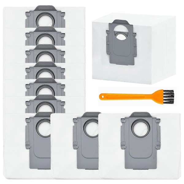 10 stk. støvpose for S8+, S8 Pro Ultra, S7 MaxV Ultra, Q5 + Pro/Pro+, + Max/Max+/Q8 Max + robotstøvsuger