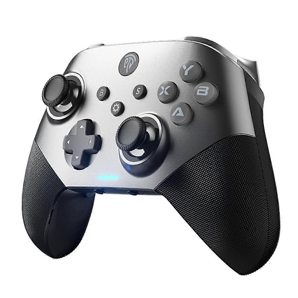 X10 Hall Effect Controller Trådlös Bluetooth-handkontroll med Rörelsekontroll för PC/IOS/Android/Switch/Steam Svart