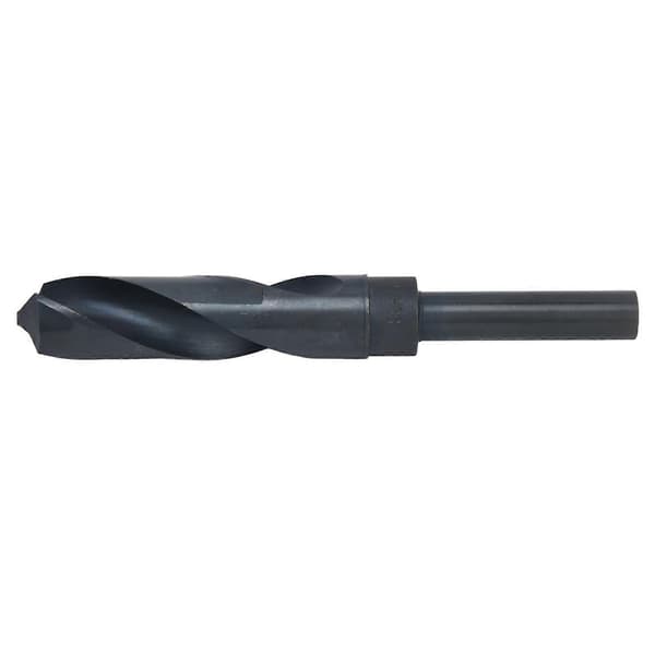 Bor med reduceret skaft HSS Twist Straight 1/2in skaft boreværktøj 21,5 mm sort