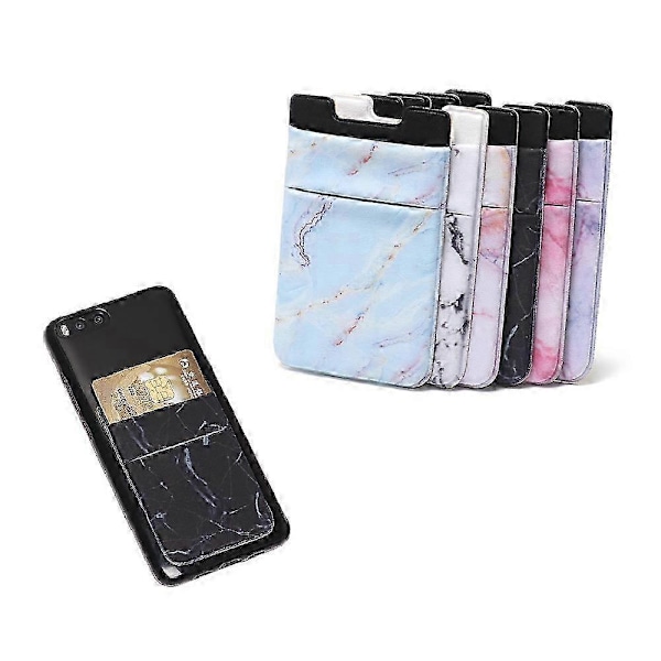 Ny Mobiltelefon Kortholder Universal Mobiltelefon Bakside Kortholder Elastisk Lommebok Festes Med Lim Kontanter Kreditt ID Myk Lomme s202412121395 gold1