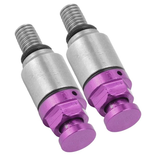 2st M5x0.8 Luftningsventil för gaffel i aluminiumlegering, tryckavlastningsventil, ersättning för CRF150R CR125R CR250R CRF250R Lila