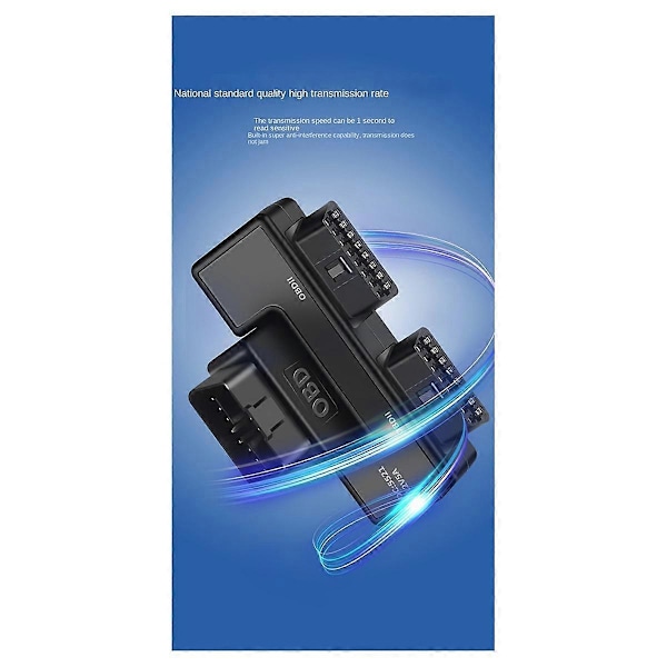 OBD2 En Delad I Två Adapterkabel 16 Pin 16 Core OBD Expansionskabel Kontakt Adapterkabel Universal med Dc5521