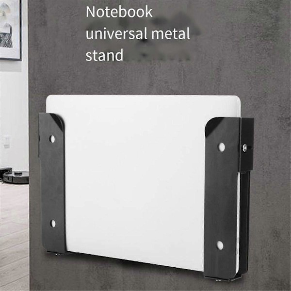 Universell Veggfeste for Laptop Metall Justerbar Laptop Nettbrett Vegghylle for Laptop/Tastatur