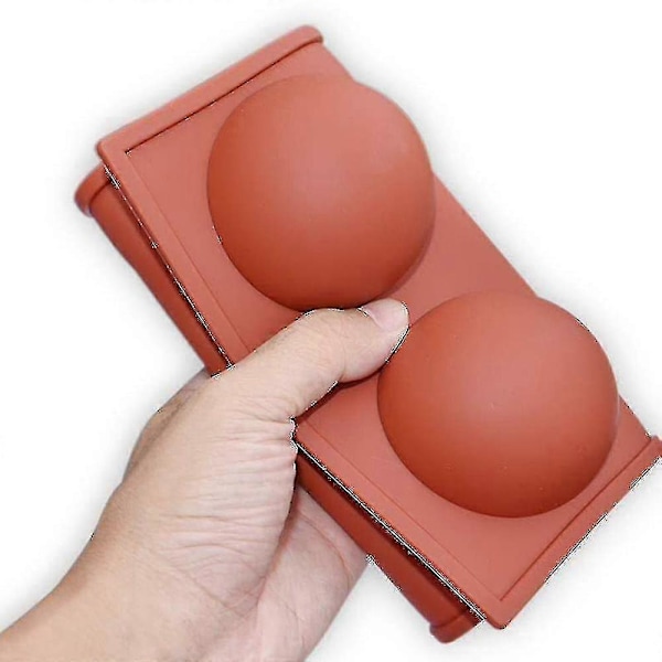 Halvsfär Silikonform, Silikonchokladformar, 3-pack Bakning