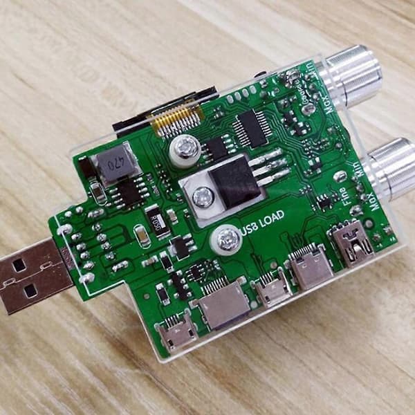 35W USB Elektronisk Belastning Justerbar Konstant Strøm Aldringsmodstand Batterispænding Kapacitetstester Qc2.0/3.0 Voltmeter
