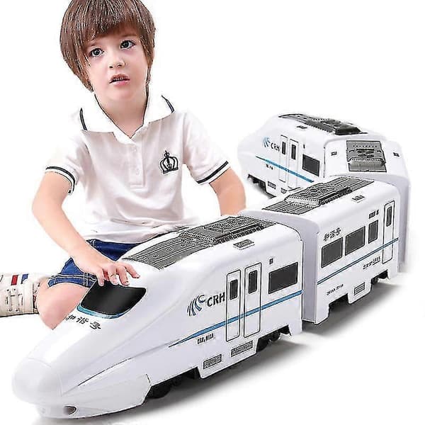 Elektrisk Universel Simulation Højhastigheds Jernbane Harmony Tog Model Børnelegetøj three carriages