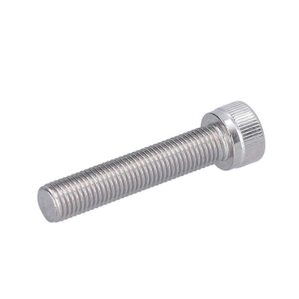 4 stk. sekskantbolt med top A2 rustfrit stål 1,25 mm fin stigning fastgørelseshardware M10x50