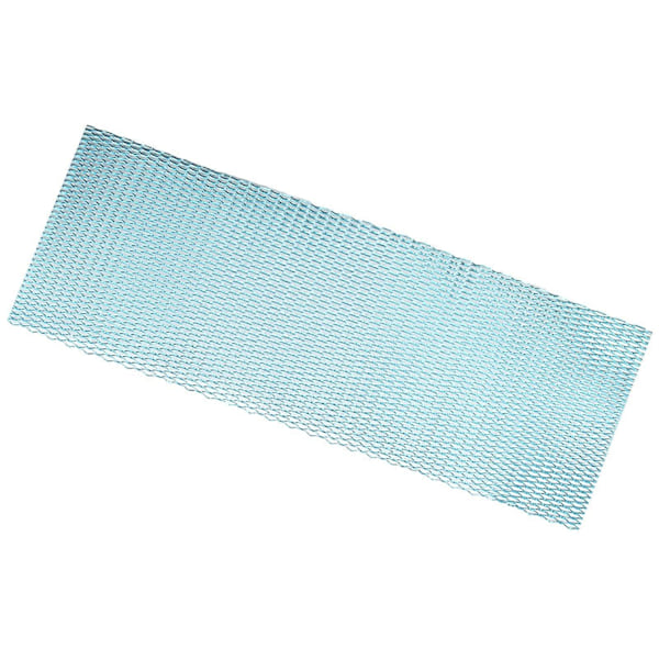 Bil Front Senter Grill Rombeformet Mesh Stabil Struktur Aluminium Universal Passform for Biler Blå