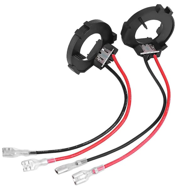 1 Par H7 LED Strålkastarlampor Adapterhållare för MK7