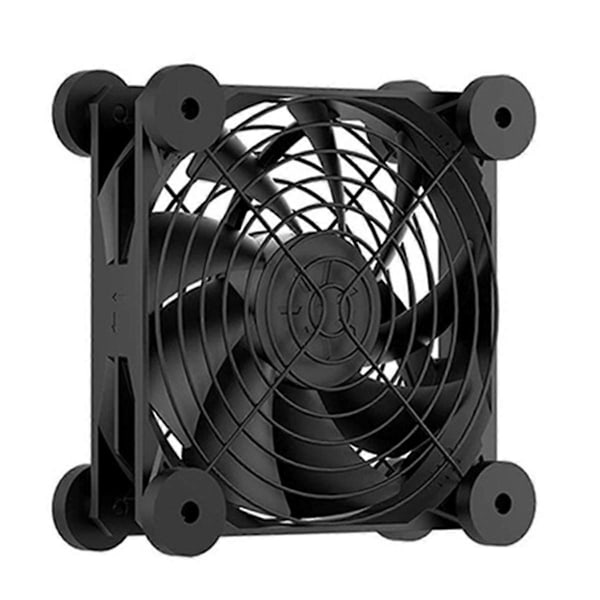 Datamaskin PC Kabinettvifte USB Drevet 5V Stille Chassis Kjøler for Ruter Kjøling Skruer Beskyttelsesnett C