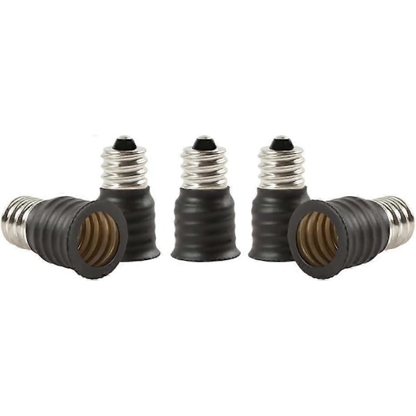 E12 til E14 Lampebaseadapter Omformer, Lampebaseadapter for Glødelampe, LED, Halogen