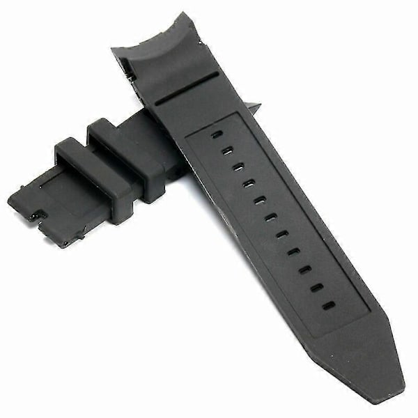 26 mm sort gummirem til Invicta Pro Diver Collection Chronograph