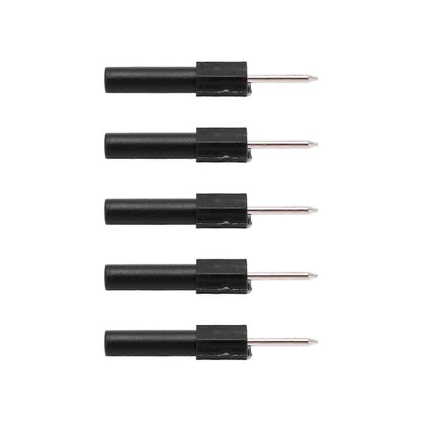 5 stk./sett Isolasjons Back Probe Pin Wire Piercer Diagnostisk Test Nål 4 mm Banan Socket for Multimeter Svart