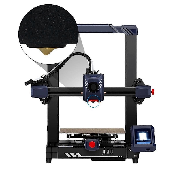 För 2 Hotend med Värmeavledningsblock 24V 60W Extruder Mässingsmunstycke för 2 Neo/Max/Plus/Pro