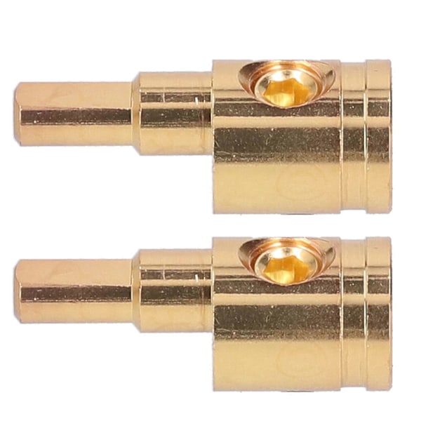 2 stk. 0GA Wire Reducer Terminal Connector Ren Kobber Forgyldt til Bil Audio Forstærker Modifikation