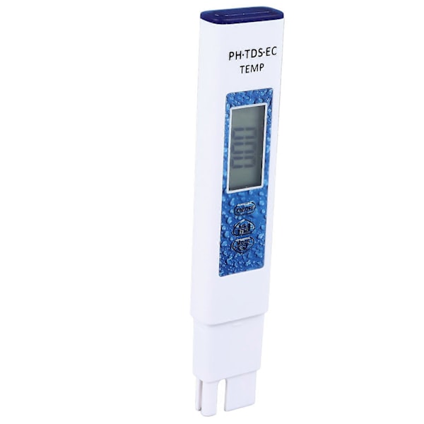 Vattenkvalitetstestare 4 i 1 PH TDS EC Temp Testmätare 0?9999ppm Noggrann Monitor för Akvarier