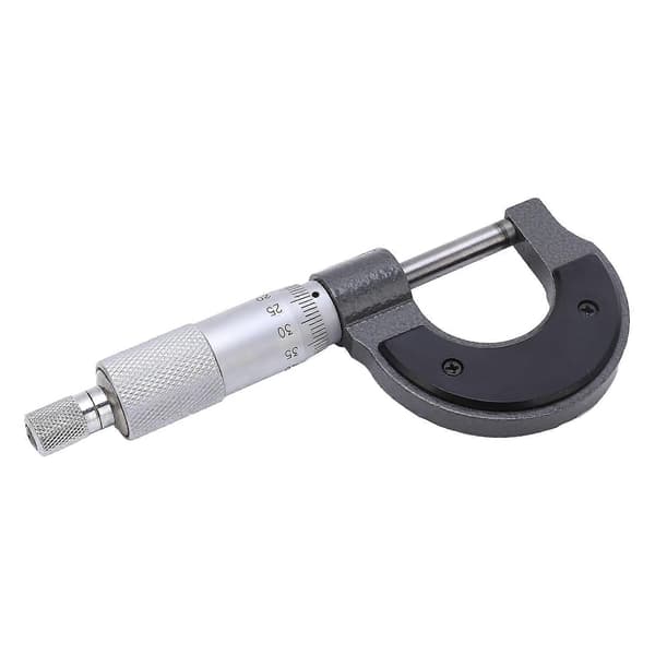 Mikrometer Stabil Legering Overflade Præcis Måling Bærbar Mikrometer Tykkelsesmåler 0-25/0,01mm