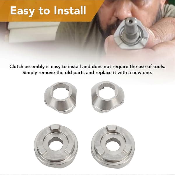 Clutch Kit Gipsplate Clutch Monteringserstatning Aluminium Legering Høy Hardhet Enkel Installering Type 2