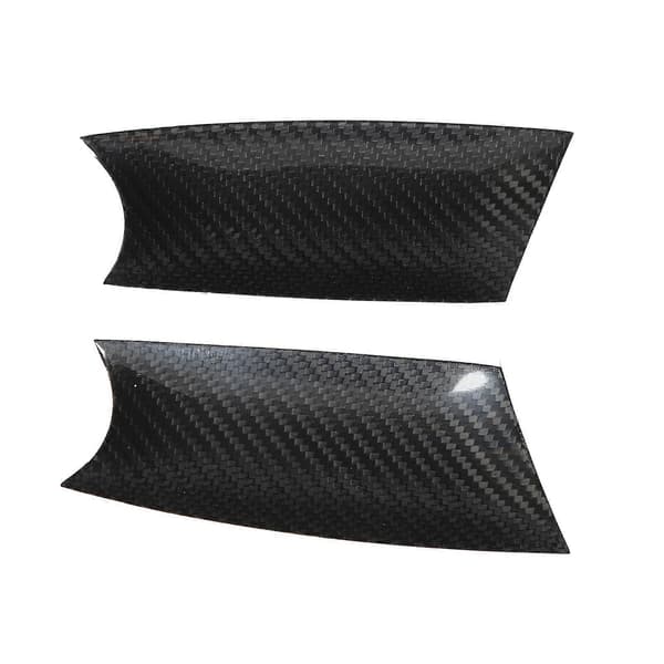 2 stk. Dekorative skåldeksler for utvendig dør, karbonfiber, erstatning for 911 718