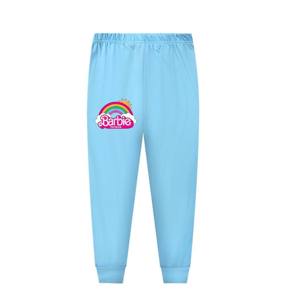 Barbie Film Tryck Barn Flickor Pyjamas Set Light Blue 13-14 Years