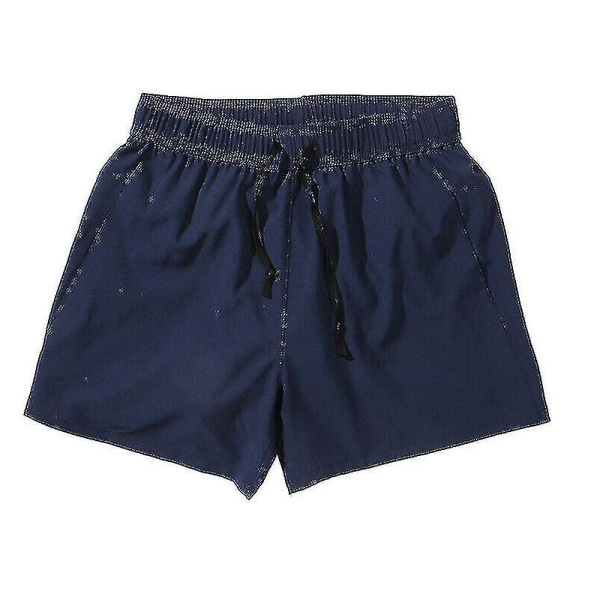 Träningsshorts för män, lediga träningsshorts i stora storlekar, snabbtorkande (olika alternativ tillgängliga) Navy Blue M