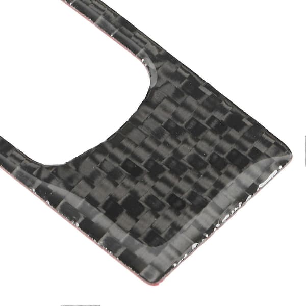 Karbonfiber Nødlys Bryterknapp Deksel Trim Bilinteriør Tilbehør Erstatning for Corvette C6 2005?2013