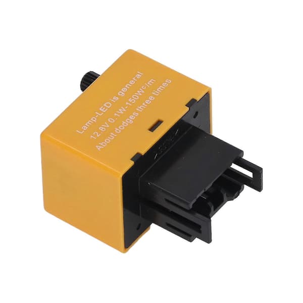 Elektronisk LED Blinkrelæ 8 Ben Justerbar Frekvens ABS Blinkrelæ Modul til Bil 12.8V