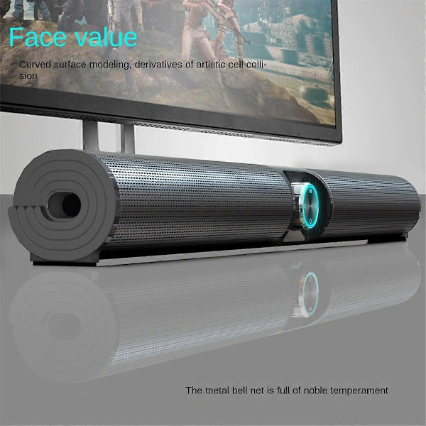 Bluetooth-kaiutin, suuritehoinen kannettava kaiutin TV SoundBar -tietokonekaiuttimet pöytäkoneelle