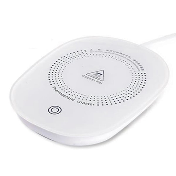 Halv Pris USB Elektrisk Kaffekrus Varmeplade Te Drikkevarme Plade Skrivebordskop Pad 100% Ny White pad
