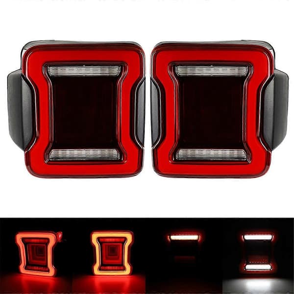 LED Baklykter Erstatning Bil Baklykter Montering for Wrangler JK 2007-2017 Europeisk Versjon