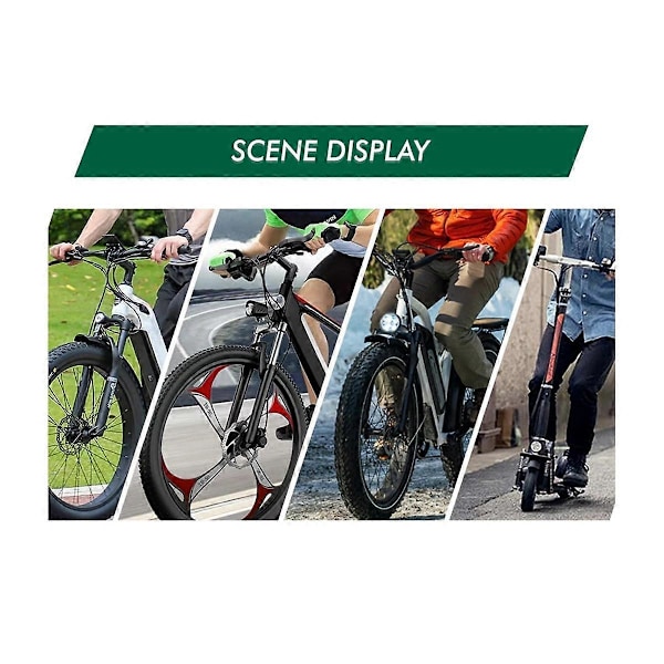 P5C Elcykel LCD Display Mätare 24V-60V+36V/48V 350W Sinusvåg Kontroller UART Ebike Färg LCD Display Mätare 5PIN