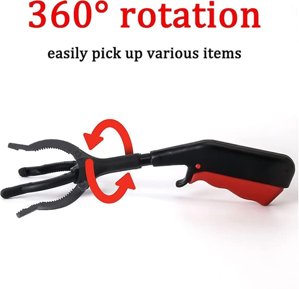 2-pack 30 cm Barnklämmor, Kort Grepp för Seniorer, Trädgårdsklämma, Samlingsklämmor, Hygieniska Klämmor