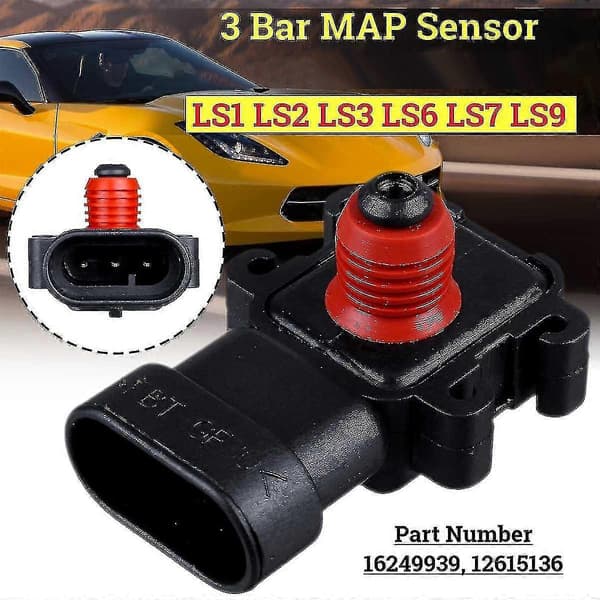 3 Bar Luftinntaks Trykksensor MAP Sensor For Chevrolet Silverado Suburban
