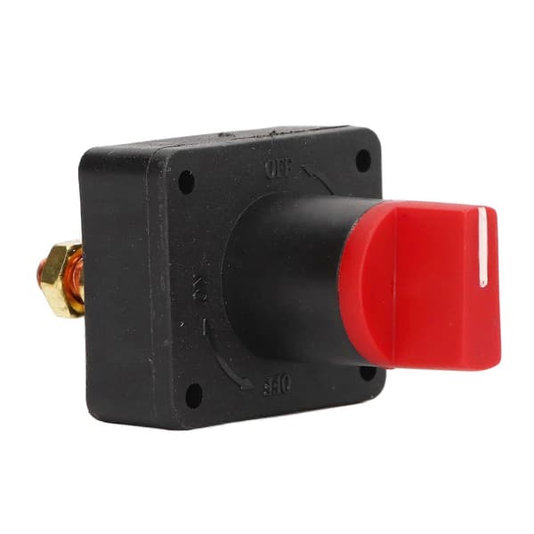 Batteri Afbryderkontakt ABS Isolationshus Kobberbelagt Indvendig Bolt Stor Strøm Batteri Master Isolator 300A