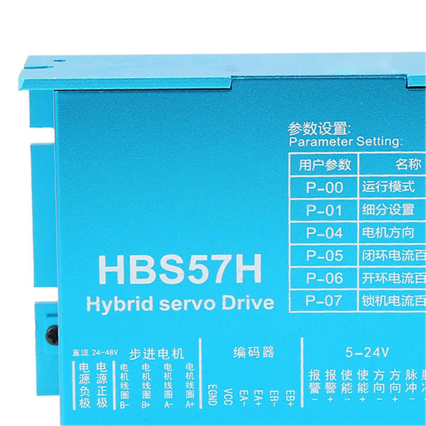 Digital Display Sluten Loop Stepper Motordrivare Liten Vibration 57 Stepper Motordrivarkort 24?48VDC